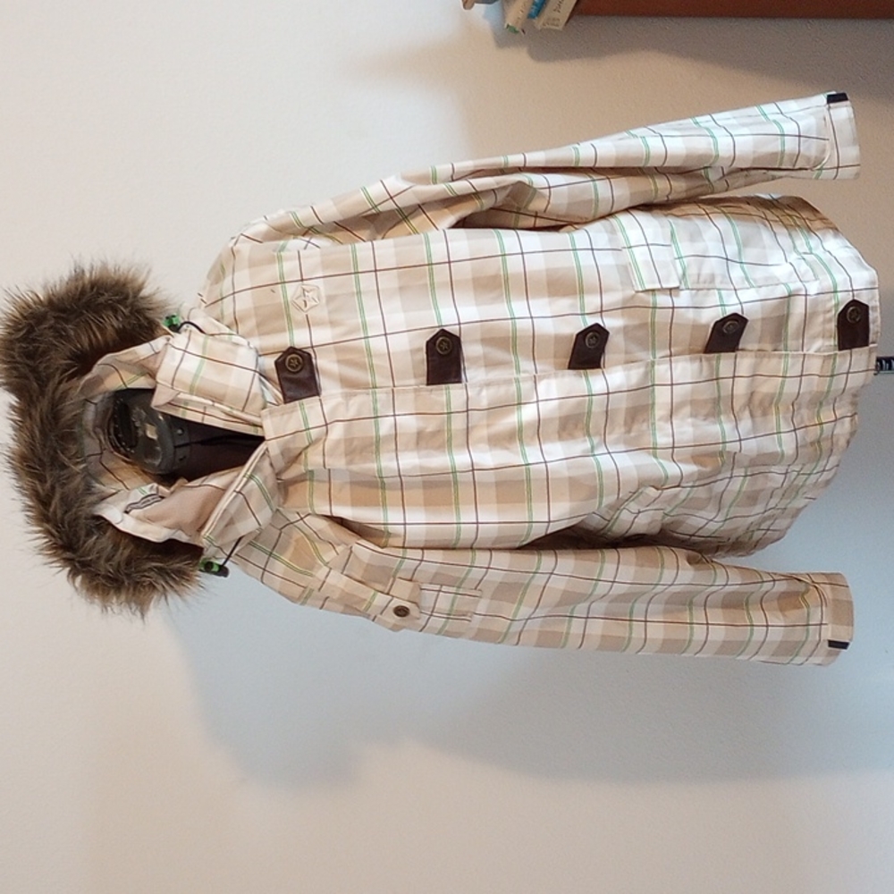 Sessions snowboard women's jacket size extra large warmth rating 7 waterproof